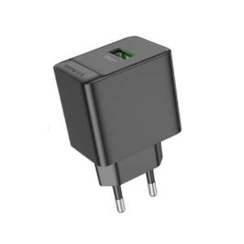 BOROFONE BAS12 Erudite 18W QC3.0 Single Port Charger -  Black