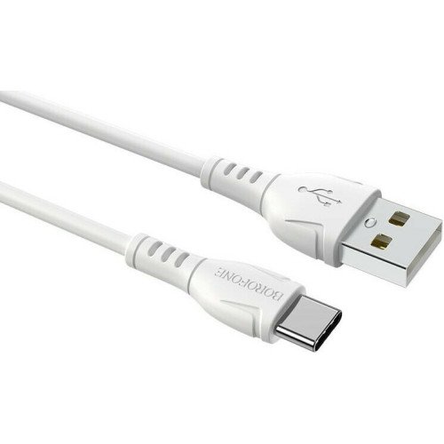 BOROFONE BX113 PD 27W USB-C / Type-C to 8 Pin Silicone Charging Data Cable