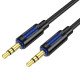 Borofone BL20 AUX True Sound Silicone Audio Cable 3.5mm to 3.5mm (Black)