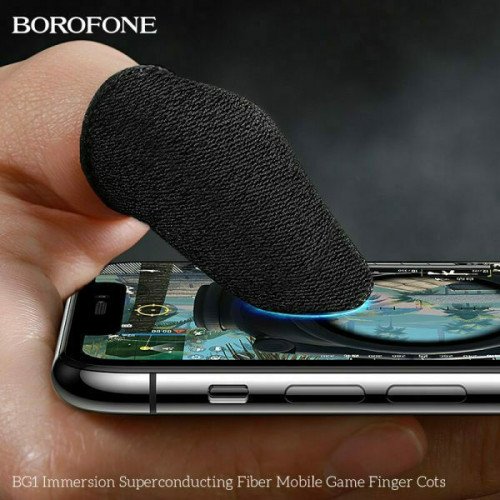 Borofone BG1 Superconducting Fiber Finger Sleeves σε Μαύρο χρώμα