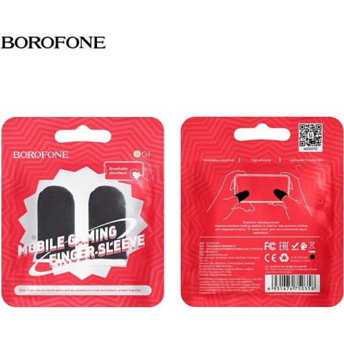 Borofone BG1 Superconducting Fiber Finger Sleeves σε Μαύρο χρώμα