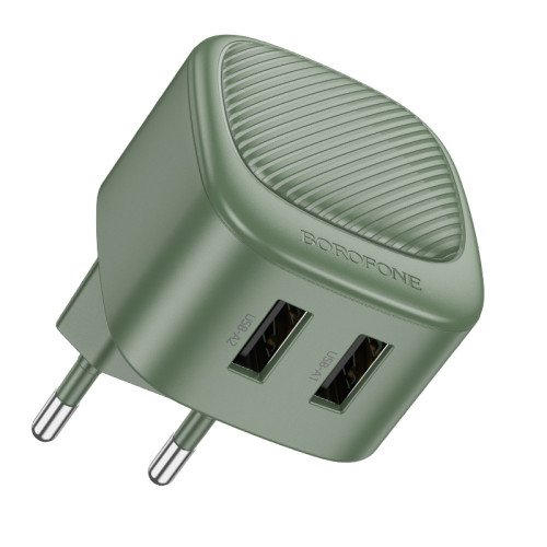 BOROFONE BAS21A Dual Port USB Charger EU Plug