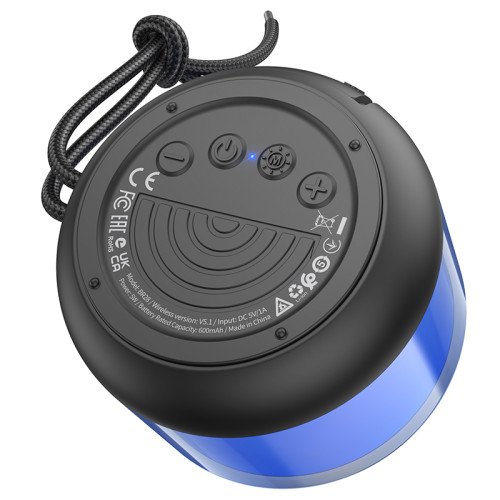 Borofone BR28 Ηχείο Bluetooth 5W με Ραδιόφωνο και Διάρκεια Μπαταρίας έως 2 ώρες Μαύρο