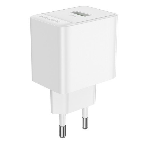 BOROFONE BAS12 Erudite 18W QC3.0 Single Port Charger -  White