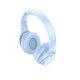 Borofone BO26 Ασύρματα / Ενσύρματα On Ear Ακουστικά με 40 ώρες Λειτουργίας Μπλε