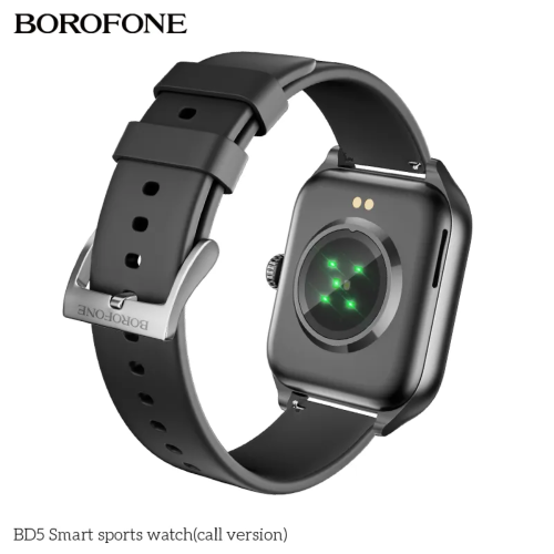 Borofone BD5 Smartwatch με Παλμογράφο (Μαύρο)