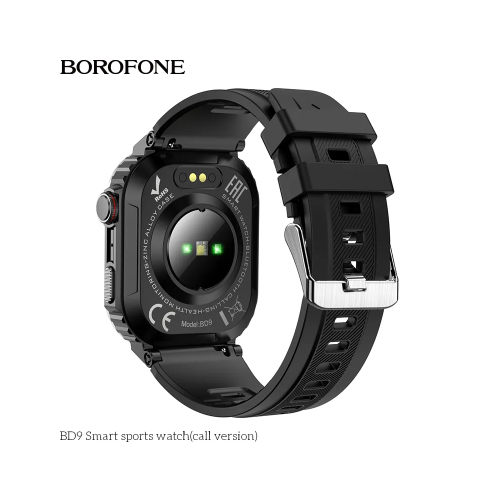 BOROFONE BD9 IP67 Waterproof Sports Fitness Smartwatch Support Heart Rate Blood Oxygen Detection - Green