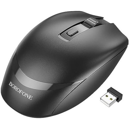 Borofone BG7 Platinum 2.4G business wireless mouse - Black
