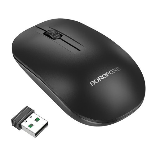 Borofone BG7 Platinum 2.4G business wireless mouse - Black