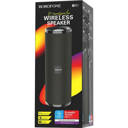Borofone BR1 Beyond Ηχείο Bluetooth 5W με Ραδιόφωνο και Διάρκεια Μπαταρίας έως 3 ώρες Μαύρο