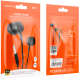 Borofone Bm77 In-ear Handsfree με Βύσμα 3.5mm Jack - Μαύρο