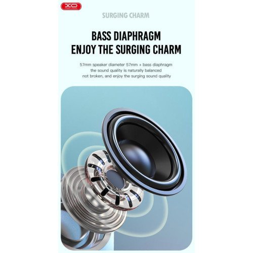 XO F38 Thor Ηχείο Bluetooth 5W με Διάρκεια Μπαταρίας έως 2.5 ώρες Μαύρο