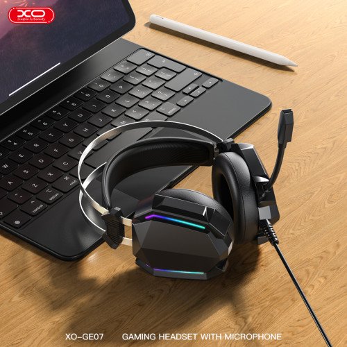 XO GE-07 Over Ear Gaming Headset με σύνδεση 2x3.5mm / USB