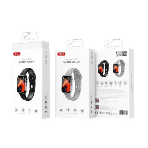 XO M50 Aluminium 44mm Smartwatch με Παλμογράφο (Γκρι)