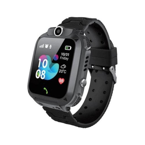 XO Παιδικό Smartwatch με Λουράκι Σιλικόνης Μαύρο