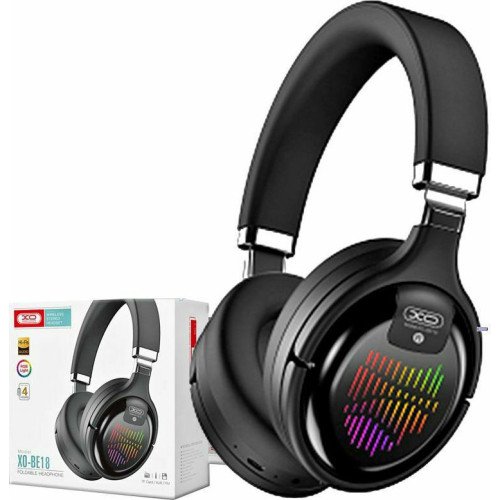 XO BE18 Ασύρματα / Ενσύρματα On Ear Ακουστικά με 4 ώρες Λειτουργίας Μαύρα