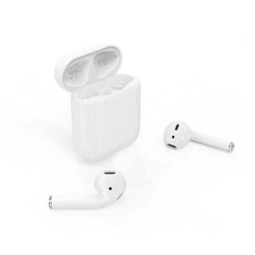 XO T2 Pods Earbud Bluetooth Handsfree Ακουστικά με Θήκη Φόρτισης Λευκά