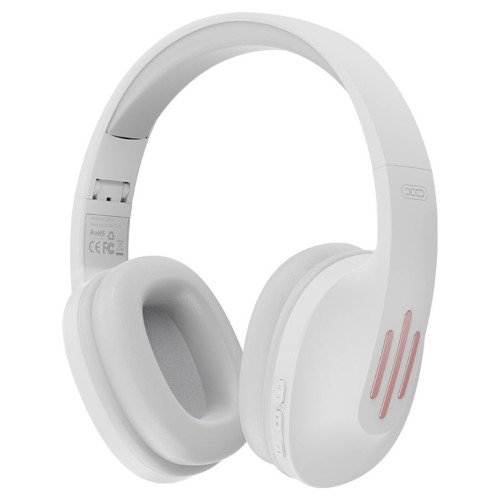 XO BE39 Ασύρματα Bluetooth Over Ear Ακουστικά με 8 ώρες Λειτουργίας Λευκά