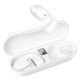 XO X25 Open Ear Bluetooth Handsfree Ακουστικά με Θήκη Φόρτισης Λευκά