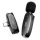 XO MKF08A Type-C Wireless Collar Mic Ασύρματο μικρόφωνο με μείωση ακύρωσης θορύβου AI