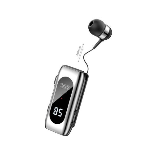 XO BE37 In-ear Bluetooth Handsfree Ακουστικά Ασημί