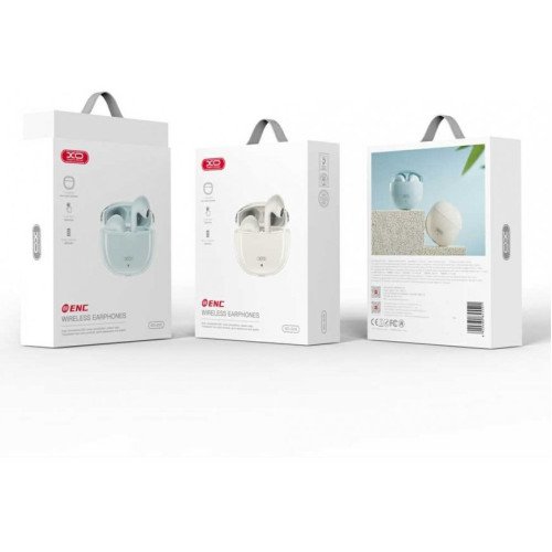 XO G16 Earbud Bluetooth Handsfree Ακουστικά με Θήκη Φόρτισης Μπλε