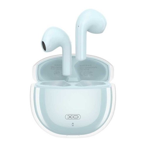 XO G16 Earbud Bluetooth Handsfree Ακουστικά με Θήκη Φόρτισης Μπλε