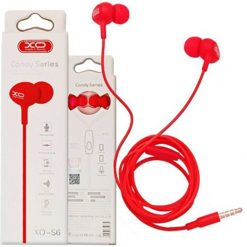 XO S6 In-ear Handsfree με Βύσμα 3.5mm