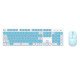 XO-KB-05 WIRLESS KEYBOARD & MOUSE - BLUE