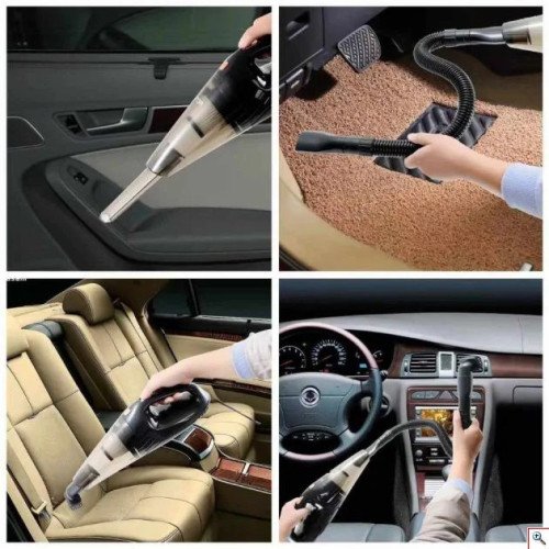 Ισχυρότατο Σκουπάκι Αυτοκινήτου με Μακρύ Σωλήνα, Βουρτσάκι & Θήκη Μεταφοράς - High-Power Car Vacuum Cleaner 12V VC-111 - Χρώμα: Μαύρο