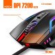 Moxom MX-MS12 RGB Ενσύρματο Gaming Ποντίκι 7200 DPI - Χρώμα: Μαύρο