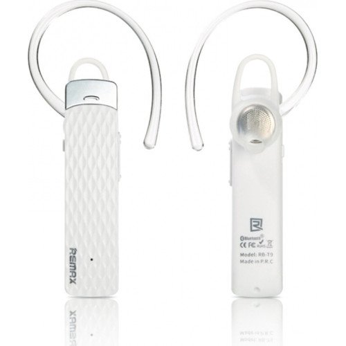 Remax RB-T9 Earbud Bluetooth Handsfree Ακουστικό Λευκό