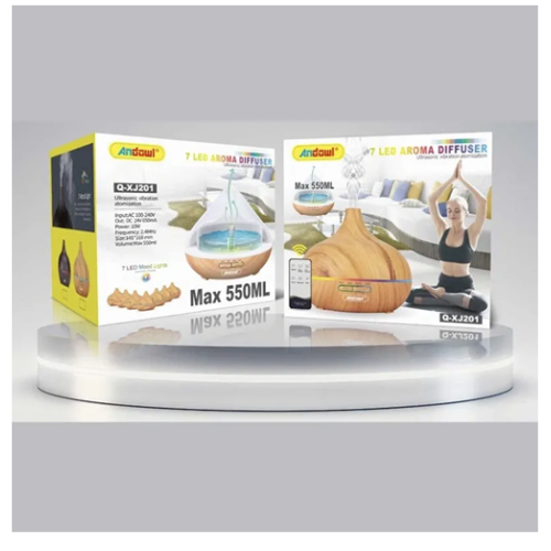 Andowl Q-XJ201 LED Συσκευή Αρωματοθεραπείας Υπερήχων 550ml