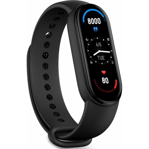 Αδιάβροχο SmartWatch Smart Band 6 με Παλμογράφο - Χρώμα: Μαύρο