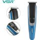 VGR V-172 Επαναφορτιζόμενη Επαγγελματική Κουρευτική Μηχανή Μπλε