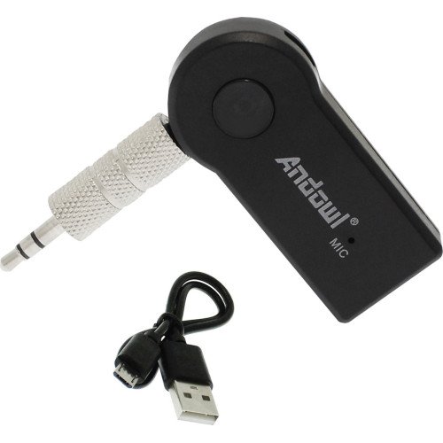 Andowl Q-305 Bluetooth Αυτοκινήτου για το Ηχοσύστημα (AUX / Audio Receiver) - Χρώμα: Μαύρο