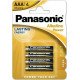 Panasonic Alkaline Power Μπαταρίες AAA 1.5V 4τμχ.