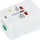 Αντάπτορας Πρίζας All In One από Universal σε Universal - Χρώμα: Άσπρο