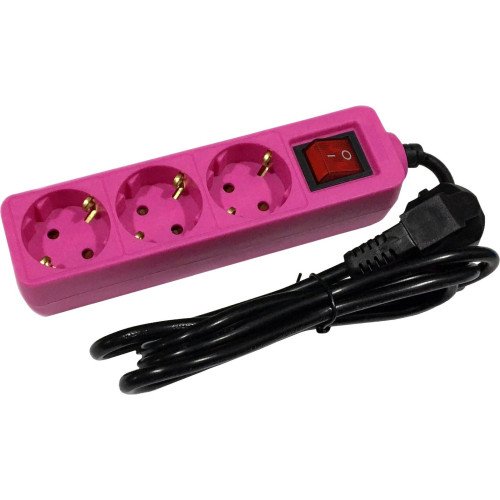 Entac ESEG3-1.5-SW-P Πολύπριζο 3 Θέσεων με Διακόπτη & Καλώδιο 1.5m