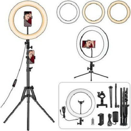 Ring Light CXB-360 35.56cm 2700-5600K 14'' με Τρίποδο Δαπέδου και Βάση για Κινητό