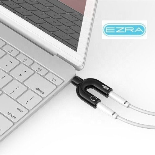 Ezra AD04 Μετατροπέας 3.5mm Male σε 3.5mm 2x Female - Χρώμα: Μαύρο