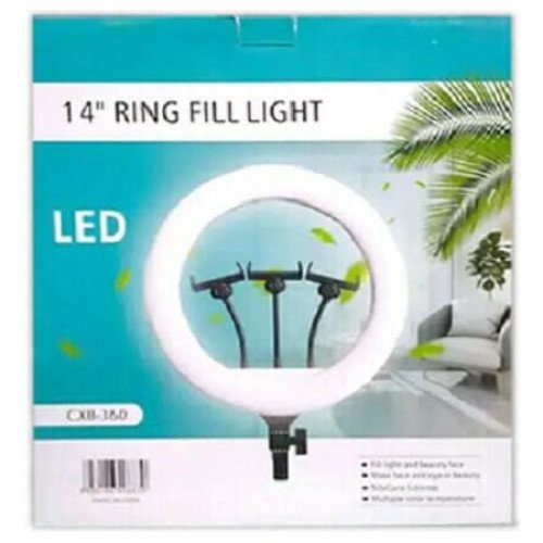 Ring Light CXB-360 35.56cm 2700-5600K 14'' με Τρίποδο Δαπέδου και Βάση για Κινητό