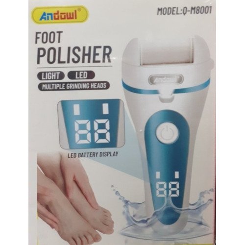 Andowl Q-M8001 Ηλεκτρική Λίμα για Φτέρνες & Κάλους Μπλε