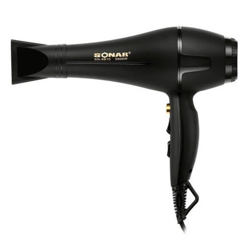Sonar SN-9910 Επαγγελματικό Πιστολάκι Μαλλιών 3900W - Χρώμα: Μαύρο