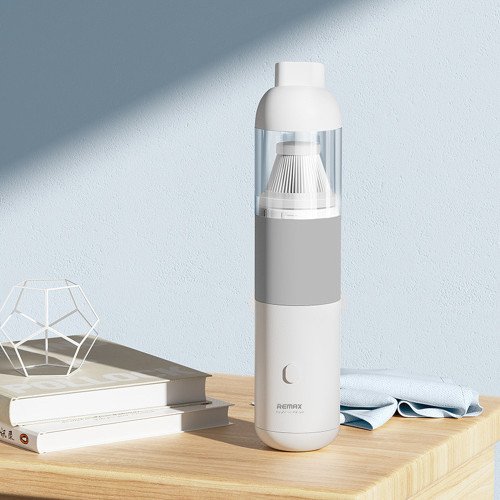 Remax XC-1 Επαναφορτιζόμενο Σκουπάκι Αυτοκινήτου Στερεών 12V - Χρώμα: Λευκό