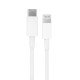 Καλώδιο Φόρτισης & Μεταφοράς Δεδομένων Apple USB-C σε Lightning 2m (MKQ42AM/A) - Χρώμα: Λευκό