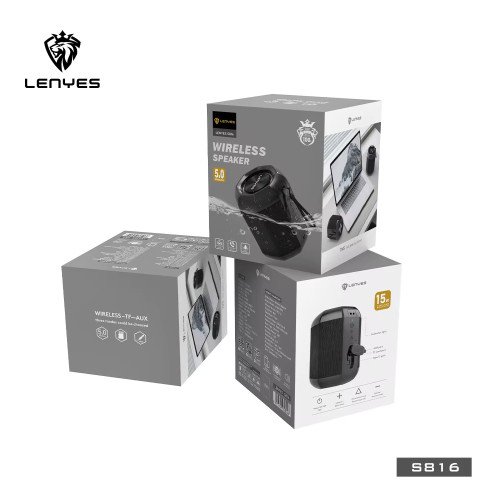 Lenyes S826 Ασύρματο Bluetooth Ηχείο Μαύρο