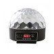 Crystal Magic Ball Light Bluetooth Διακοσμητικό Φωτιστικό με Φωτισμό RGB Party Light LED - Χρώμα: Μαύρο