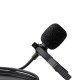 Earldom ET-E34 Πυκνωτικό Μικρόφωνο Πέτου 3.5mm - Χρώμα: Μαύρο