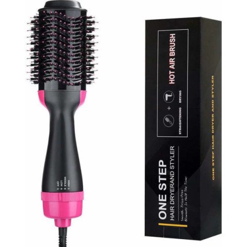 Ηλεκτρική Βούρτσα - Πιστολάκι One Step Hair Styler & Dryer 1000W - Χρώμα: Μαύρο